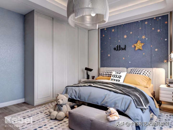 藝術塗料十大品牌-藝術漆背景牆搭配軟裝效果圖-卡百利