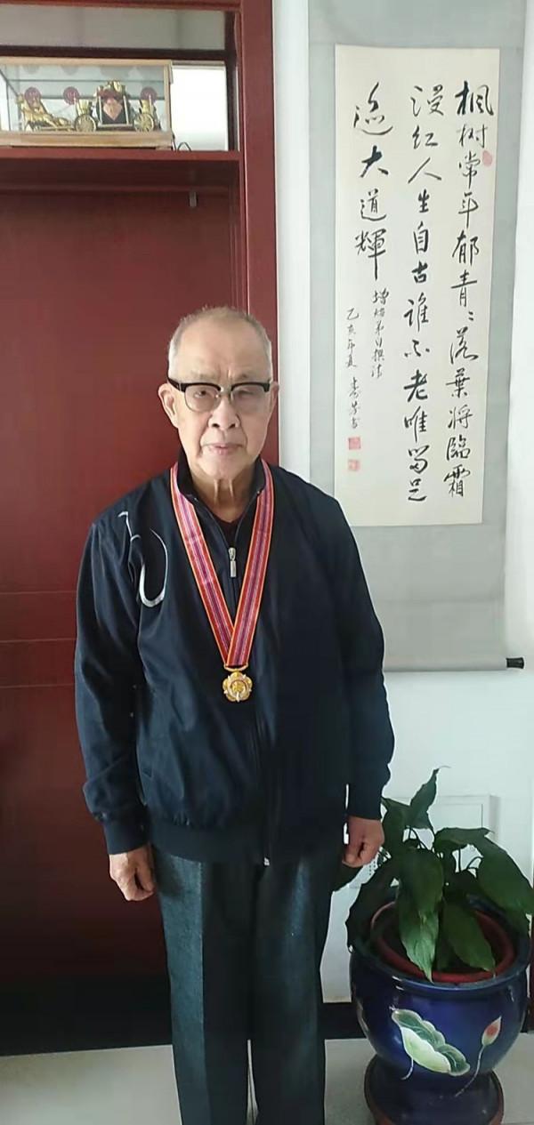 訪問抗美援朝老兵林增煊 作者：張開喜