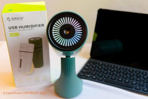 潤色冬日空調的乾燥，Orico RGB燈效的USB加溼器