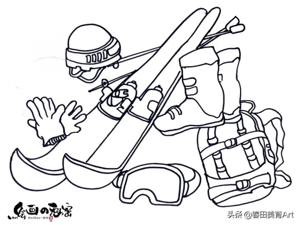 教程丨少兒美術課程《準備好去滑雪了嗎》 教程丨少兒美術課程《準備好去滑雪了嗎》