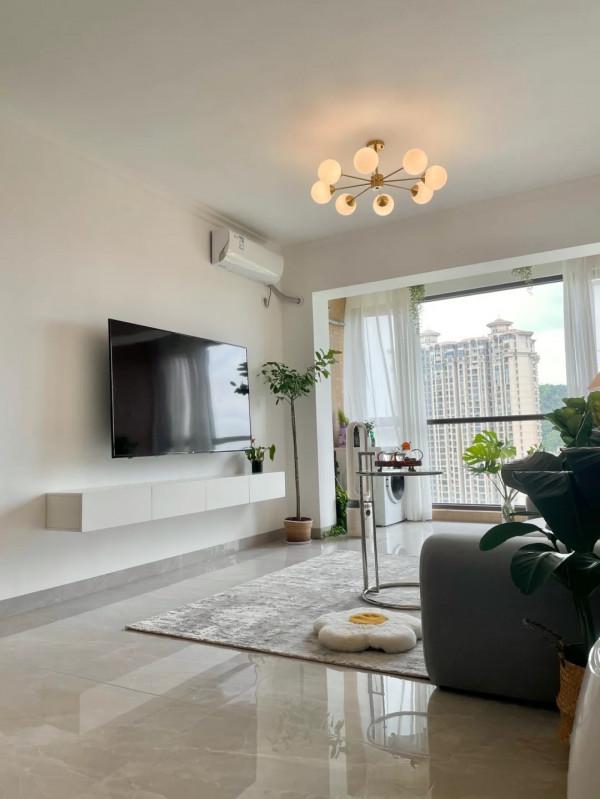 她家82平米,全屋不弔頂,簡潔又大方,背景牆只刷乳膠漆,真明智 她家82平米,全屋不弔頂,簡潔又大方,背景牆只刷乳膠漆,真明智