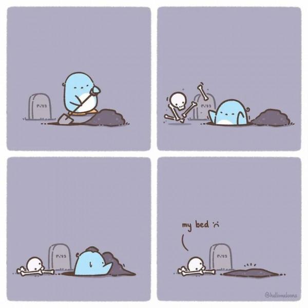 ​插畫家畫出了一隻企鵝的生活,平凡又真實,像極了你和我 ​插畫家畫出了一隻企鵝的生活,平凡又真實,像極了你和我