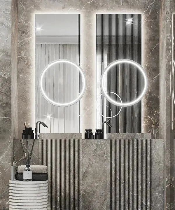 大理石衛生間設計，簡約輕奢