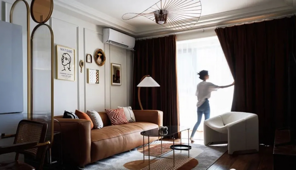 北京80㎡兩居室,復古綠、石膏線、烏雲桌布…打造濃郁美式風婚房 北京80㎡兩居室,復古綠、石膏線、烏雲桌布…打造濃郁美式風婚房