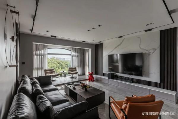 花130裝修148㎡四居室：老房優雅重生，玄關客廳餐廳大融合