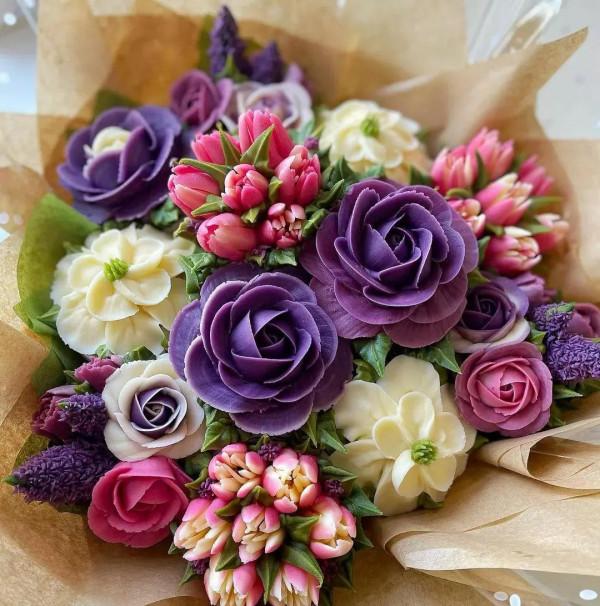 分享圖片——奶油花束