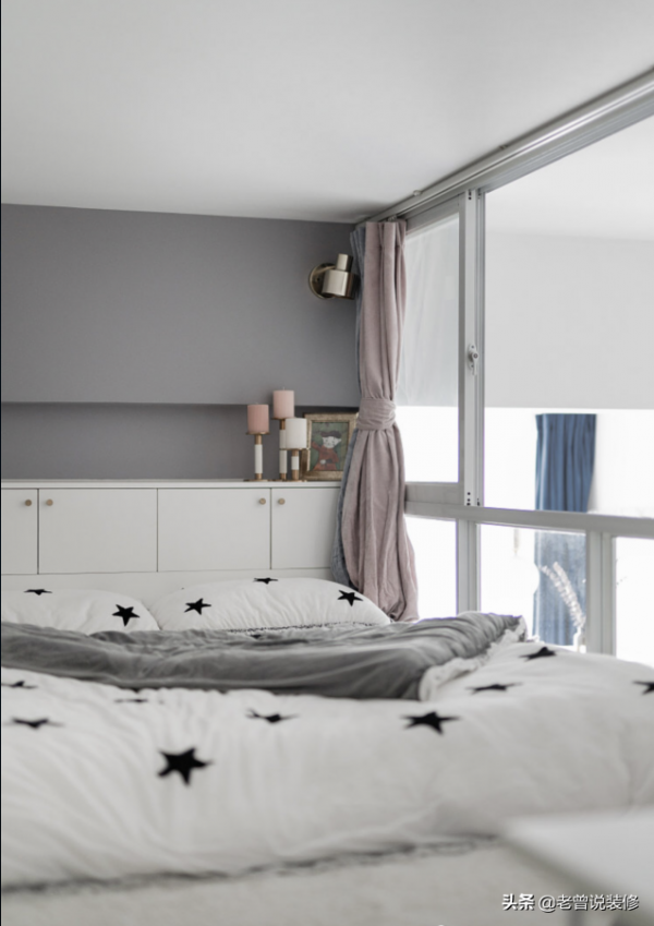 這是我見過空間利用到最極致的家，34㎡當兩室一廳用，還帶衣帽間