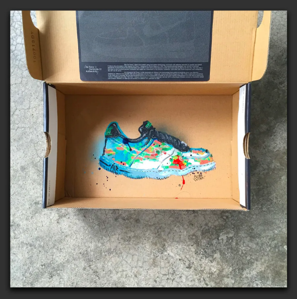 創意|在鞋盒裡畫畫,這樣太酷了吧 創意|在鞋盒裡畫畫,這樣太酷了吧