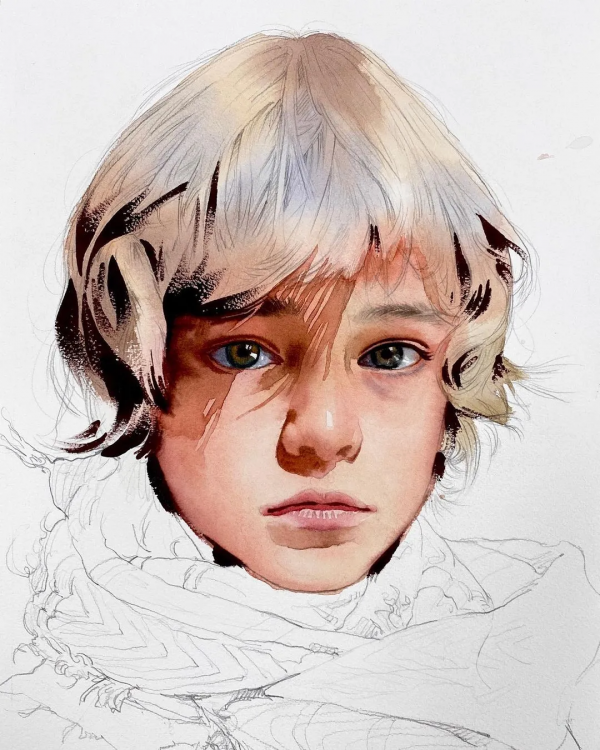 第一次見這麼好看的水彩畫作,飄逸靈動的畫面!比照片強100倍 第一次見這麼好看的水彩畫作,飄逸靈動的畫面!比照片強100倍