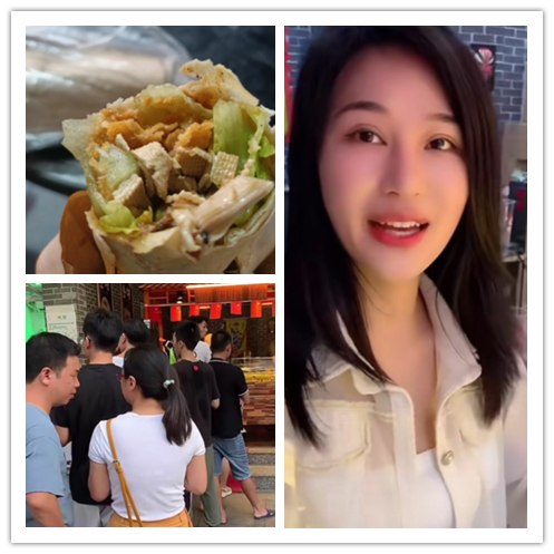 廣東捲餅攤,因老闆娘顏值走紅,人實在太多,有人跑了5次才吃上 廣東捲餅攤,因老闆娘顏值走紅,人實在太多,有人跑了5次才吃上