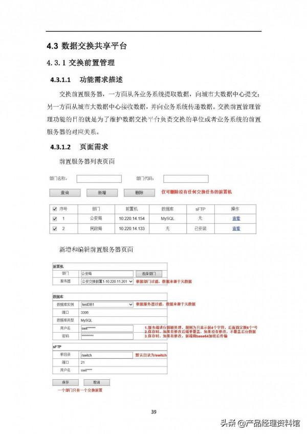智慧城市大資料中心需求規格說明書