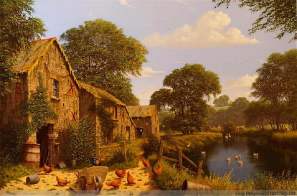 英國藝術家Edward.Hersey田園,一種美好的記憶 英國藝術家Edward.Hersey田園,一種美好的記憶