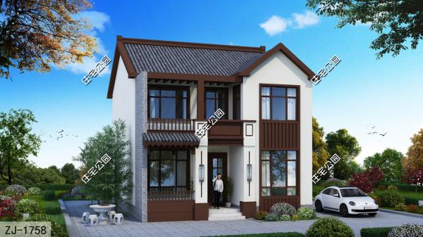 2022年回農村建房，就從這10套圖紙裡面選，顏值高佔地小造價低