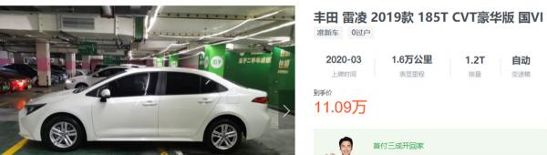 豐田雷凌:最高優惠1.4萬,優惠比卡羅拉多兩千,該買誰? 豐田雷凌:最高優惠1.4萬,優惠比卡羅拉多兩千,該買誰?