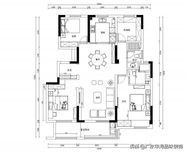 130平的新中式，每一處細節都彰顯著高貴與典雅