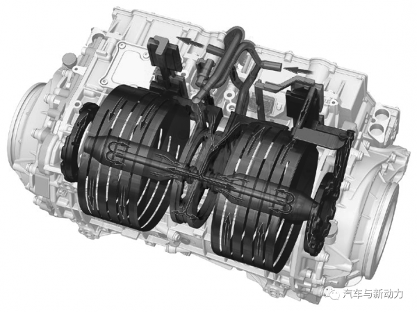 採用三電機設計方案的Audi E-tron S車用電驅動系統