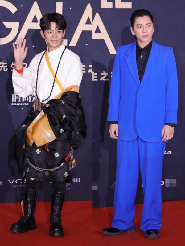 今晚時尚先生的生圖充滿了「驚喜」與「驚」