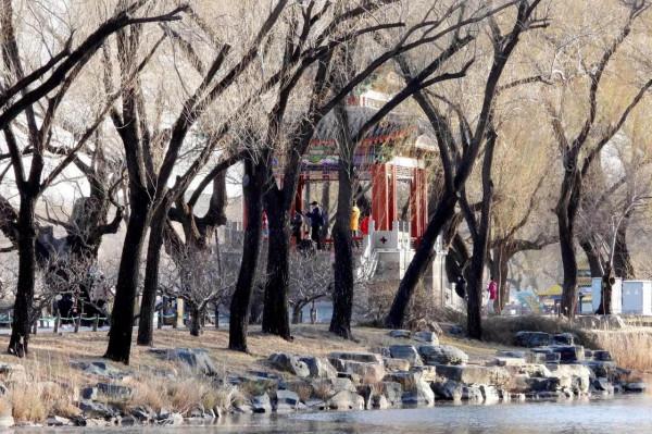 初冬頤和園 西堤觀六橋