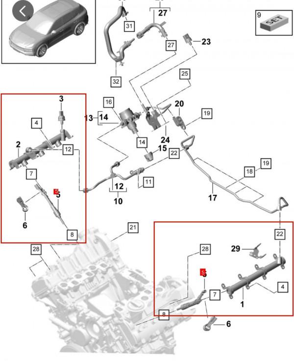 保時捷Cayenne燃油軌壓力感測器過低怎麼解決? 保時捷Cayenne燃油軌壓力感測器過低怎麼解決?