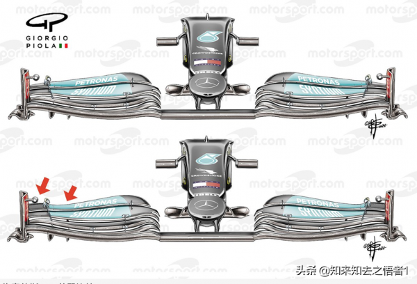 F1 2021賽季 各車隊賽車升級彙總 - 梅賽德斯W12
