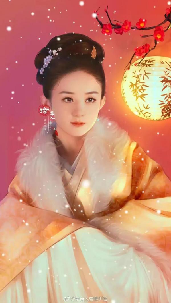 漫畫趙麗穎vs手繪趙麗穎，你覺得哪個更美？