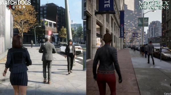 《看門狗：軍團》vs《駭客帝國：覺醒》開放世界/光追對比