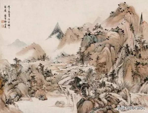 張大千頂禮膜拜的畫家，作品太美啦