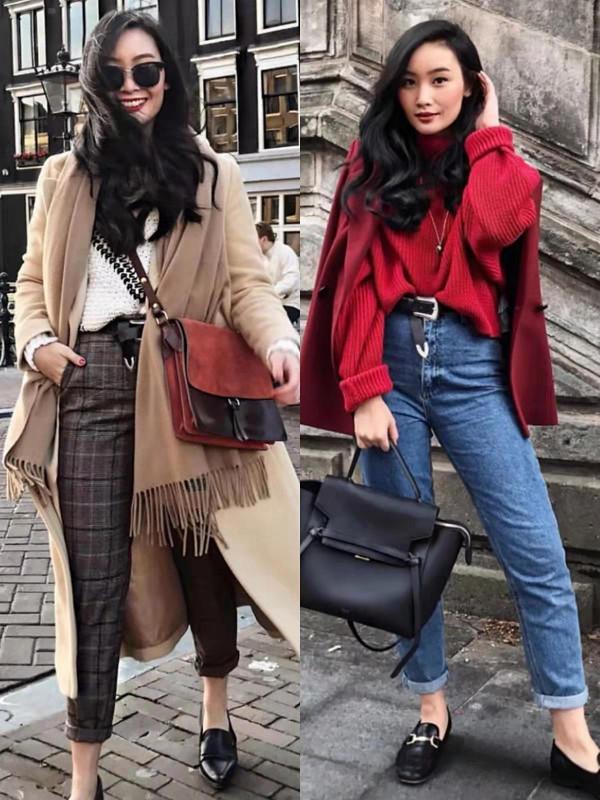 直筒褲+5雙鞋，等於小個子該有的冬季穿搭，專治個矮胯寬大腿粗