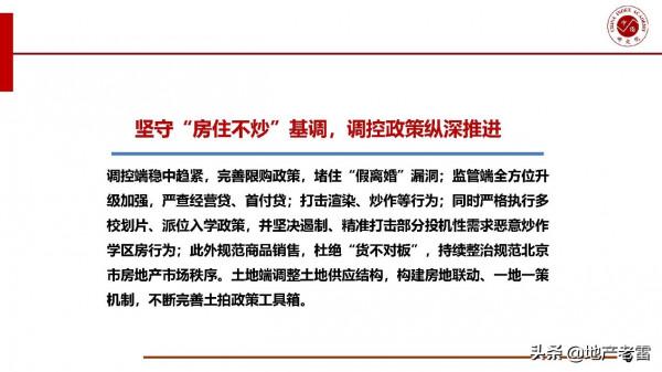 房地產年報-2021年北京房地產市場形勢總結