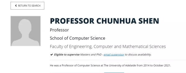 AI學者沈春華回國加入浙大,將助力浙大國重實驗室計算機視覺研究 AI學者沈春華回國加入浙大,將助力浙大國重實驗室計算機視覺研究
