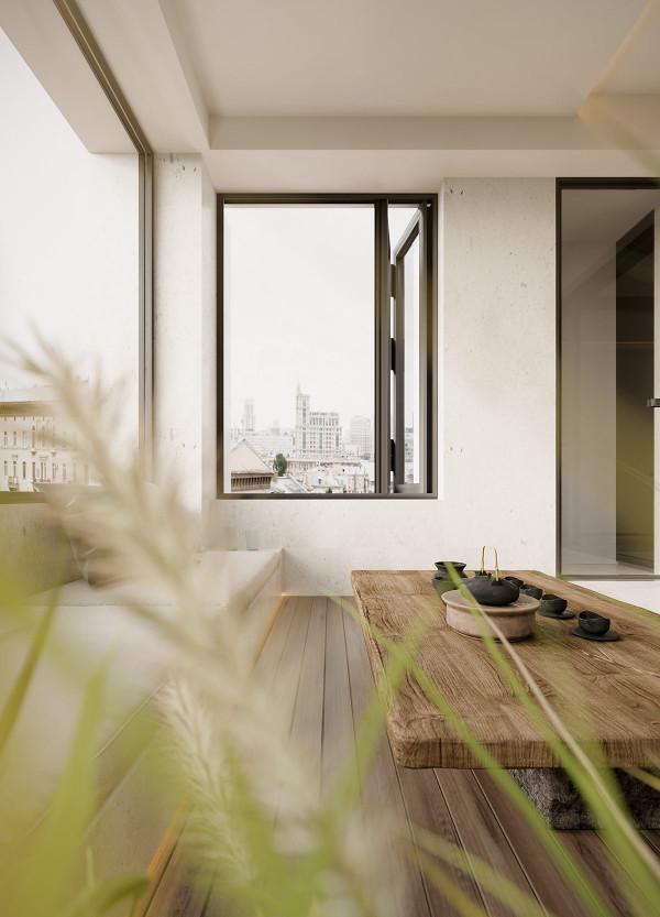 柔和的現代白色內飾,帶有泥土氣息,讓人聯想到溫暖和清新的時刻 柔和的現代白色內飾,帶有泥土氣息,讓人聯想到溫暖和清新的時刻