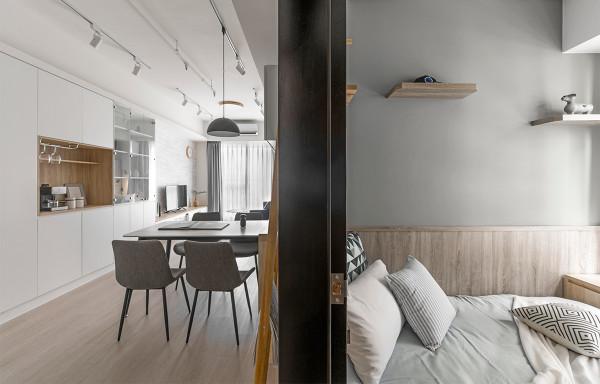 E裝平臺｜為退休日常抹上莫蘭迪色，桃園 28 坪北歐簡約閒居