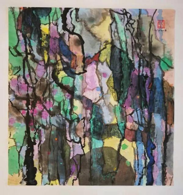 峰無坦途：李忠翔彩墨作品欣賞