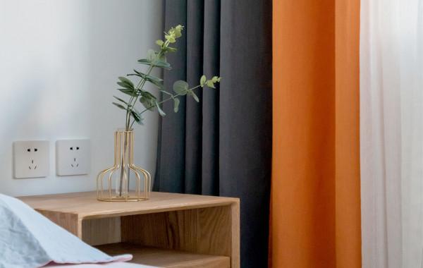 長春百合裝飾怎麼樣 原木風和愛馬仕橙搭配的簡約風住宅 簡潔且溫馨