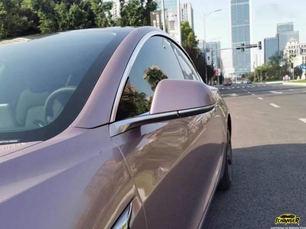 Ichanger（ICR）改變者改色膜：特斯拉 Model3改色冰莓粉