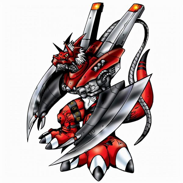 小狗獸的特別進化，在勇氣裝甲的加持下，能進化為四聖獸