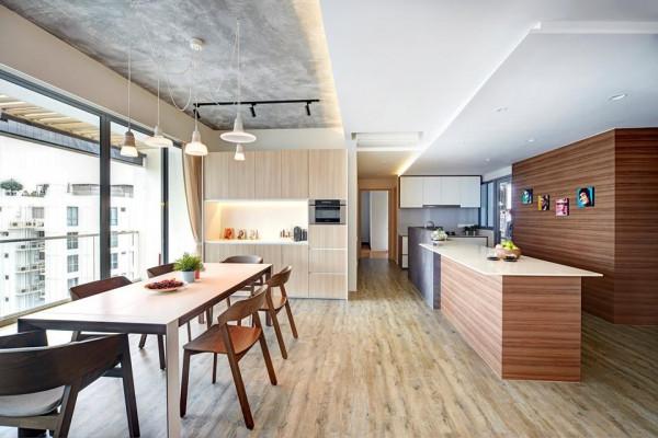 112㎡無玄關進門就是大橫廳，大大方方清爽舒適，多住10年也不膩