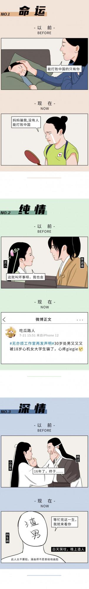 漫畫:以前的我VS現在的我 漫畫:以前的我VS現在的我