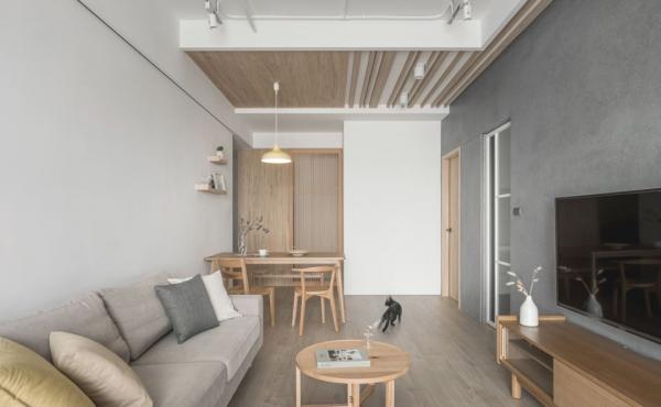 66㎡現代日式無印風，舒適無負擔的日系家