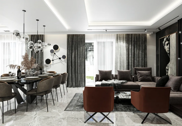 180m²複式公寓設計