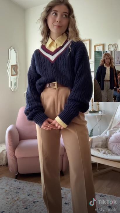 外國妹子紛紛模仿起梅格瑞恩的秋季穿搭，摩登雅痞風舒適又實用