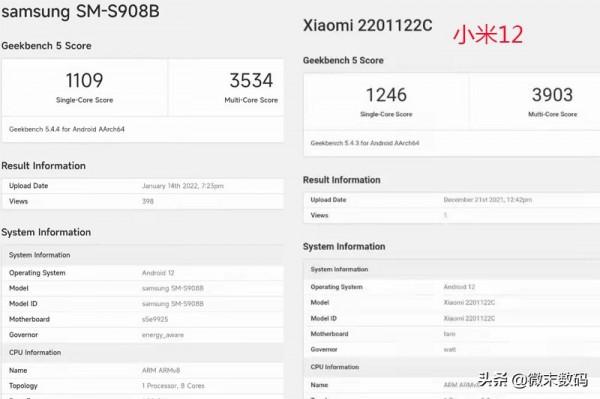 三星Exynos 2200釋出，跑分不敵驍龍8Gen1？三星4奈米工藝拉跨？