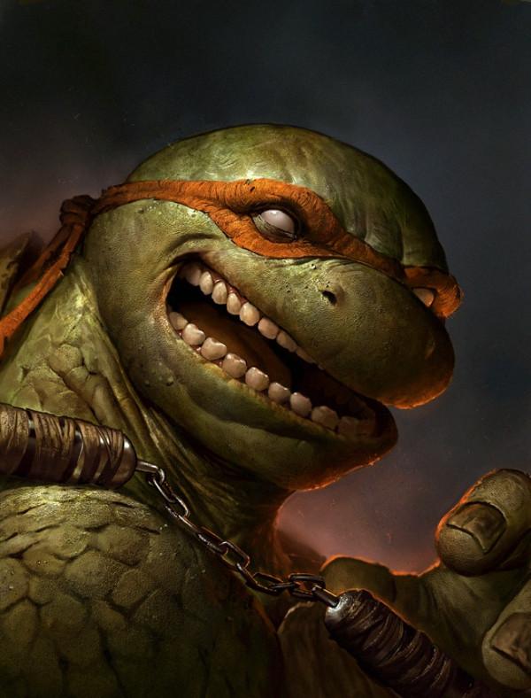 「動漫」《忍者神龜》：被迫隱藏的正義，克蘇魯加賽博朋克的起源