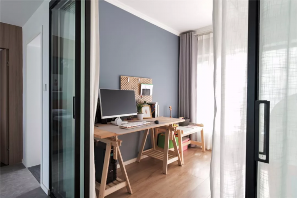 100平現代北歐風裝修案例，穩重中帶有輕鬆