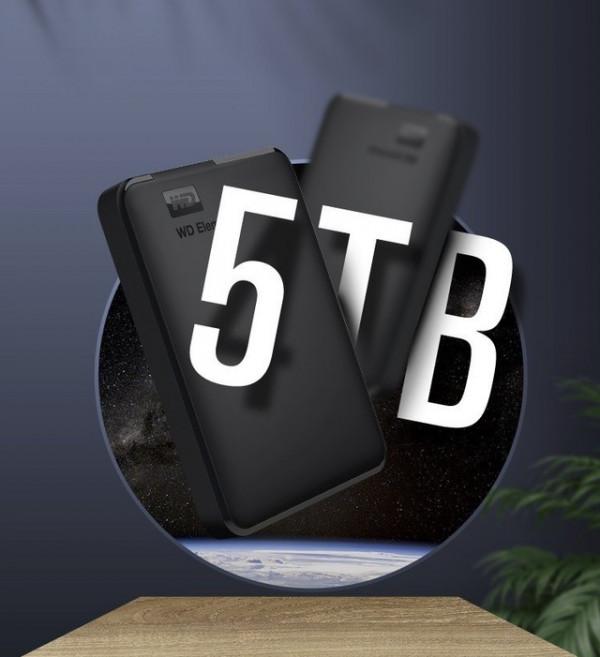 「手慢無」西部資料5TB行動硬碟雙重優惠709元