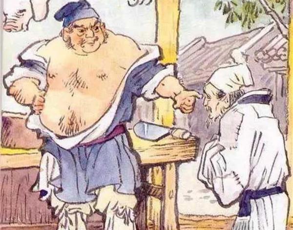 民間故事：屠夫收賬，老漢哭窮，屠夫拆了大門帶走，結果竟是墓碑