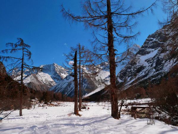畢棚溝，南方的冰雪王國，一個隱藏在山溝裡的一片冰雪世界