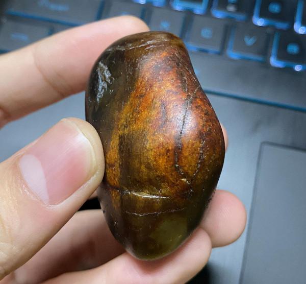 真皮籽料，混僵料，久盤看看