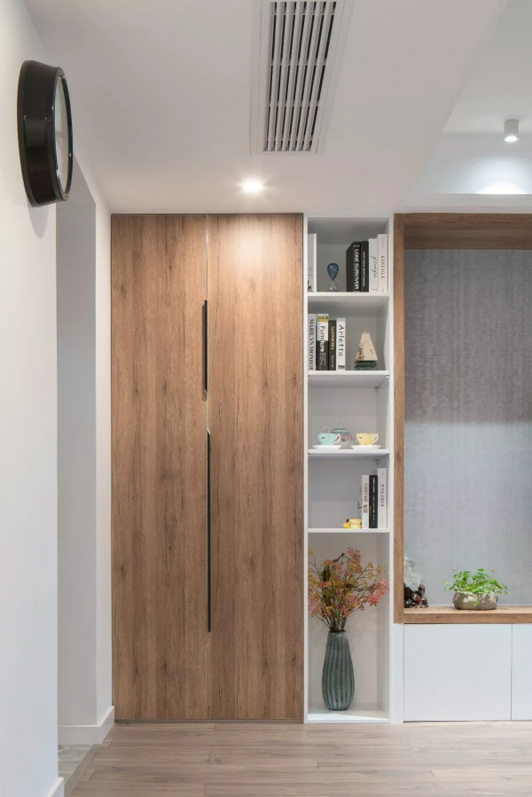 終於買房了！100㎡現代北歐風，家裡的櫃子太實用了