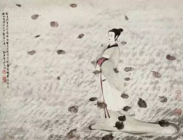 近代大師傅抱石作品欣賞